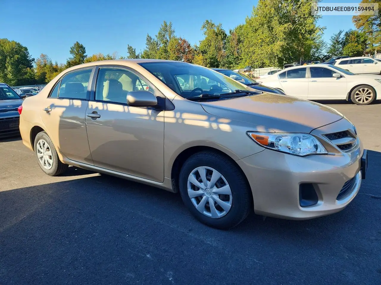 2011 TOYOTA COROLLA VIN JTDBU4EE0B9159494 — фото 4