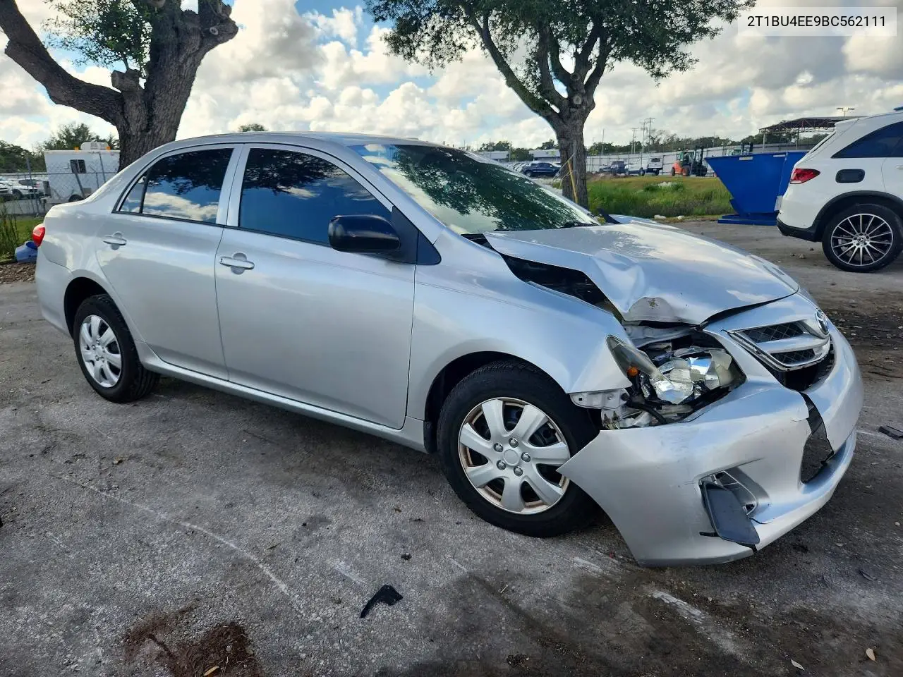 2011 TOYOTA COROLLA VIN 2T1BU4EE9BC562111 — фото 4