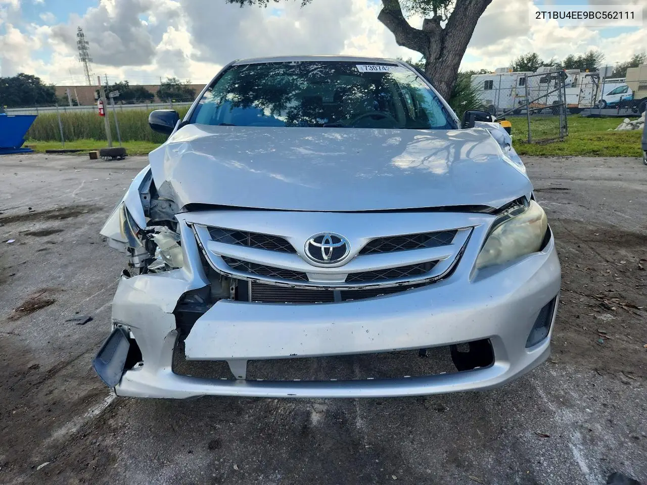 2011 TOYOTA COROLLA VIN 2T1BU4EE9BC562111 — фото 5