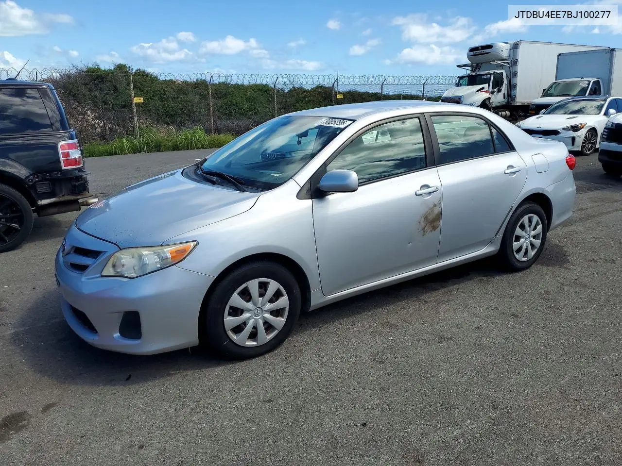 TOYOTA COROLLA 2011, VIN JTDBU4EE7BJ100277
