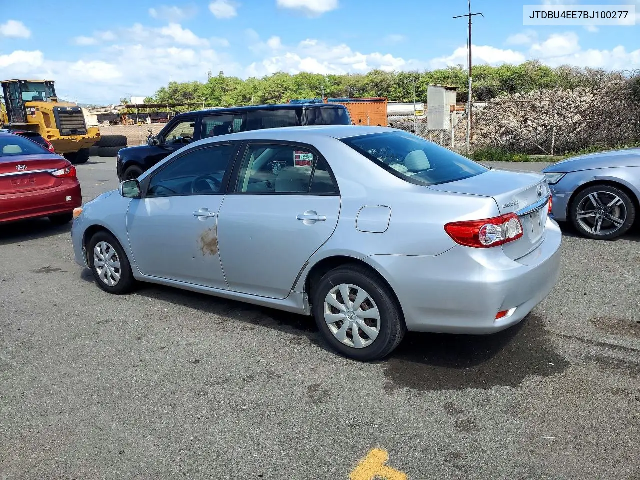 2011 TOYOTA COROLLA VIN JTDBU4EE7BJ100277 — фото 2