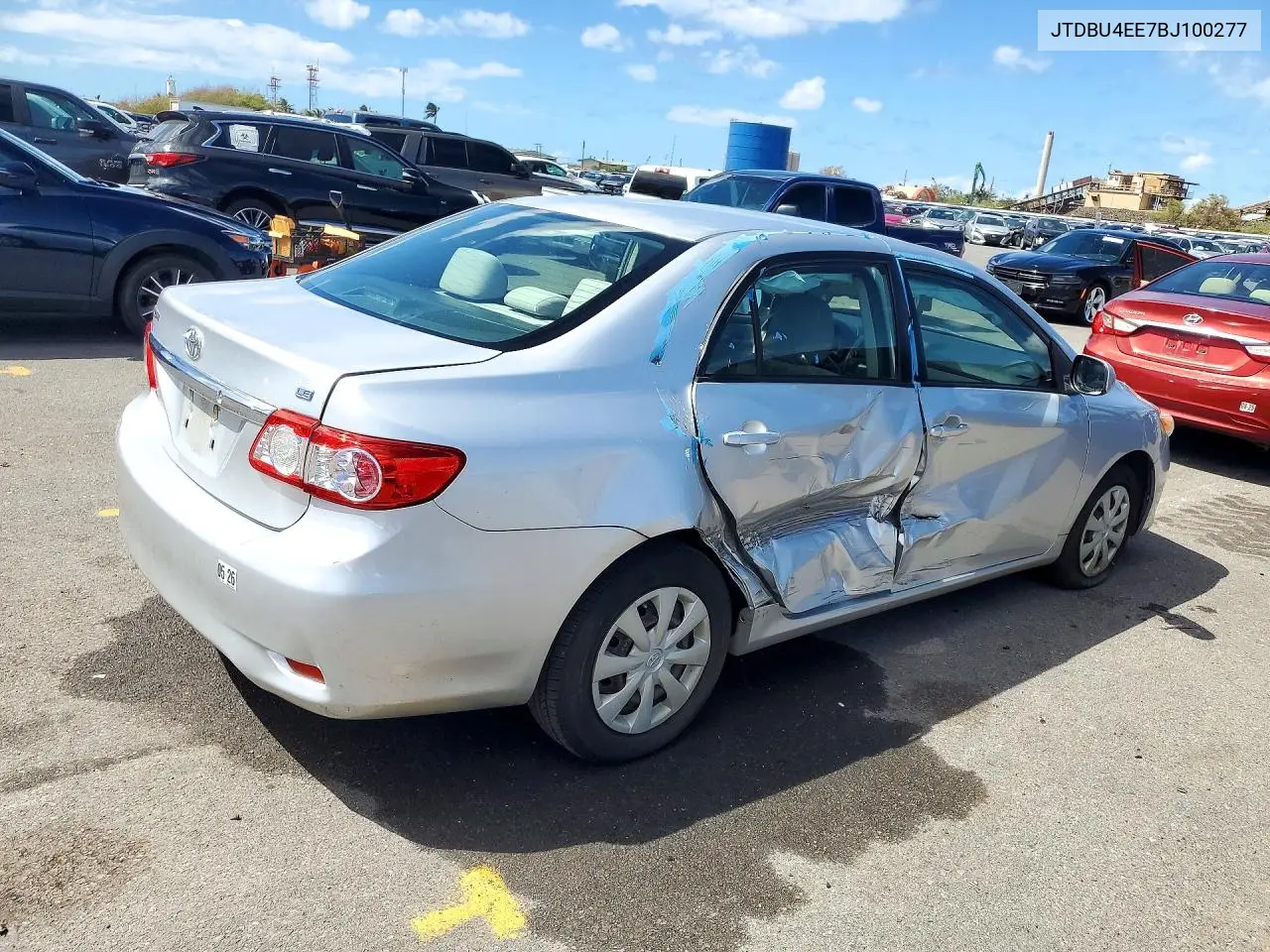 2011 TOYOTA COROLLA VIN JTDBU4EE7BJ100277 — фото 3