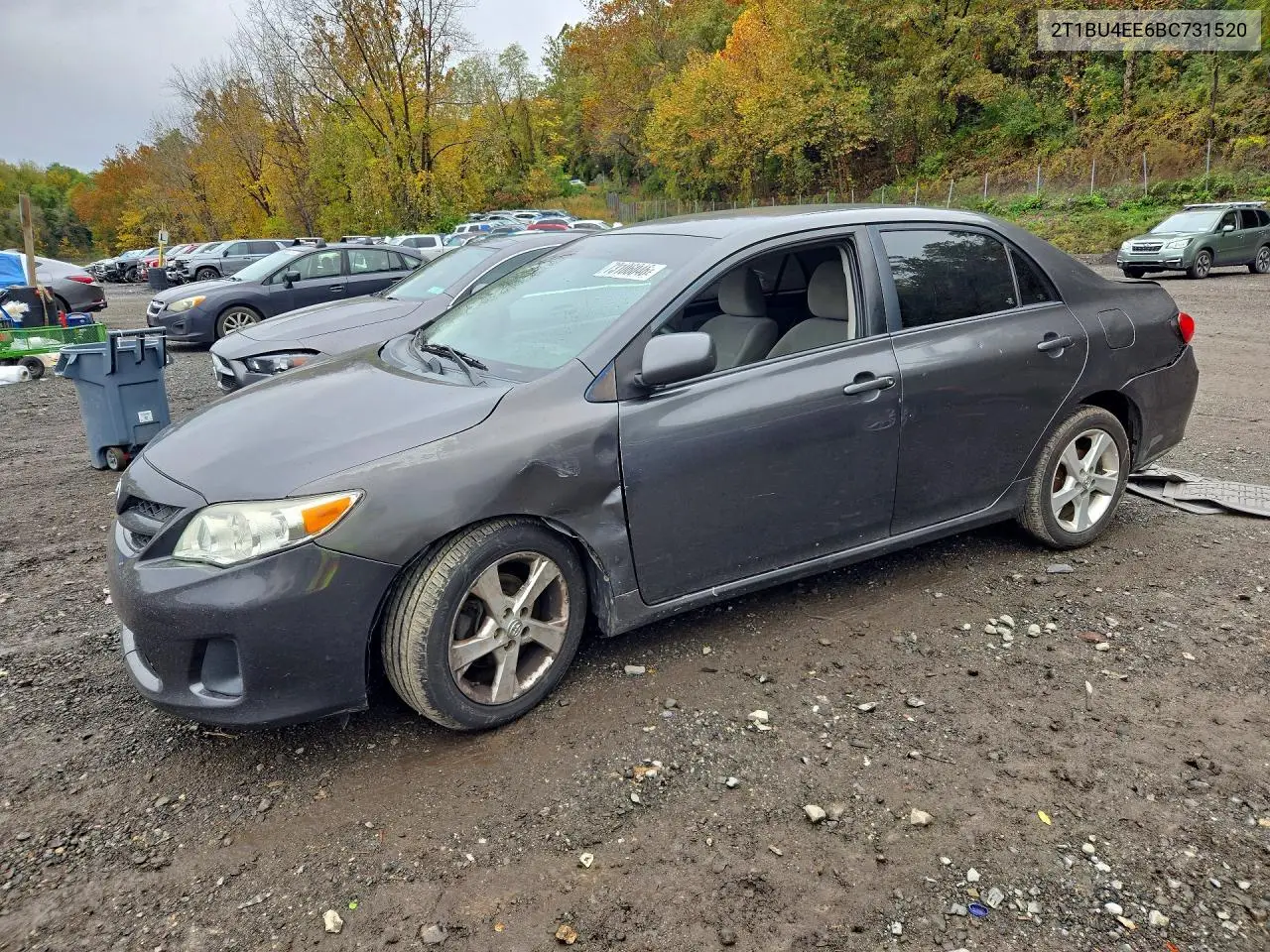 TOYOTA COROLLA 2011, VIN 2T1BU4EE6BC731520