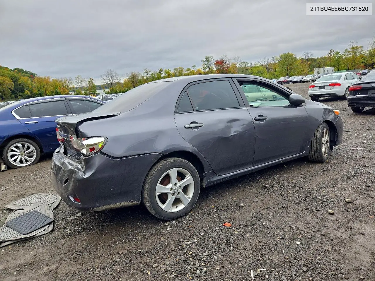 2011 TOYOTA COROLLA VIN 2T1BU4EE6BC731520 — фото 3