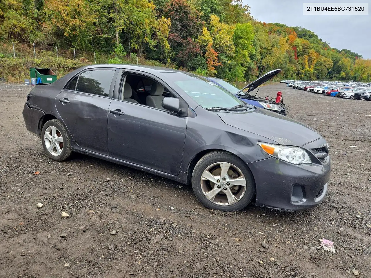 2011 TOYOTA COROLLA VIN 2T1BU4EE6BC731520 — фото 4