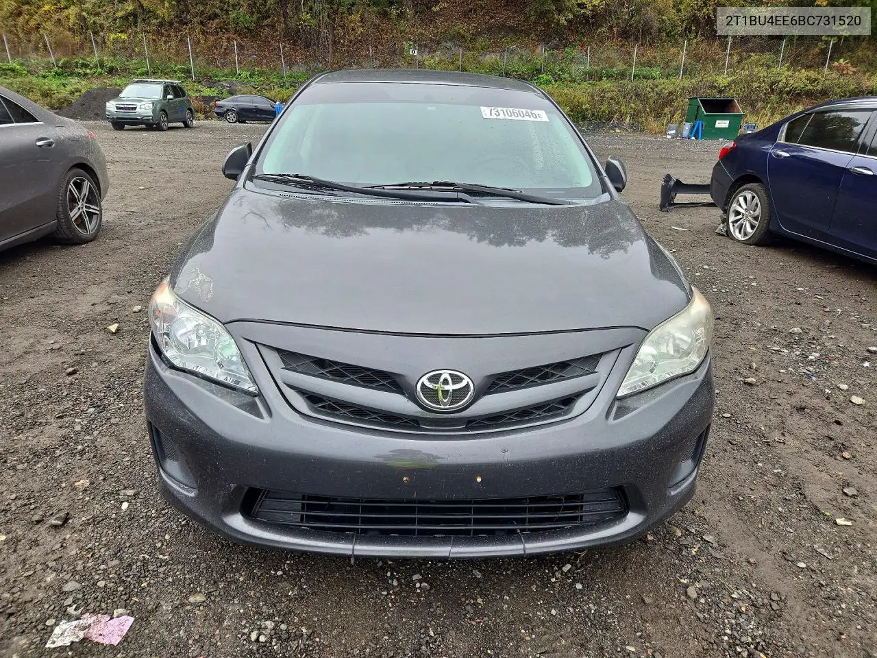 2011 TOYOTA COROLLA VIN 2T1BU4EE6BC731520 — фото 5