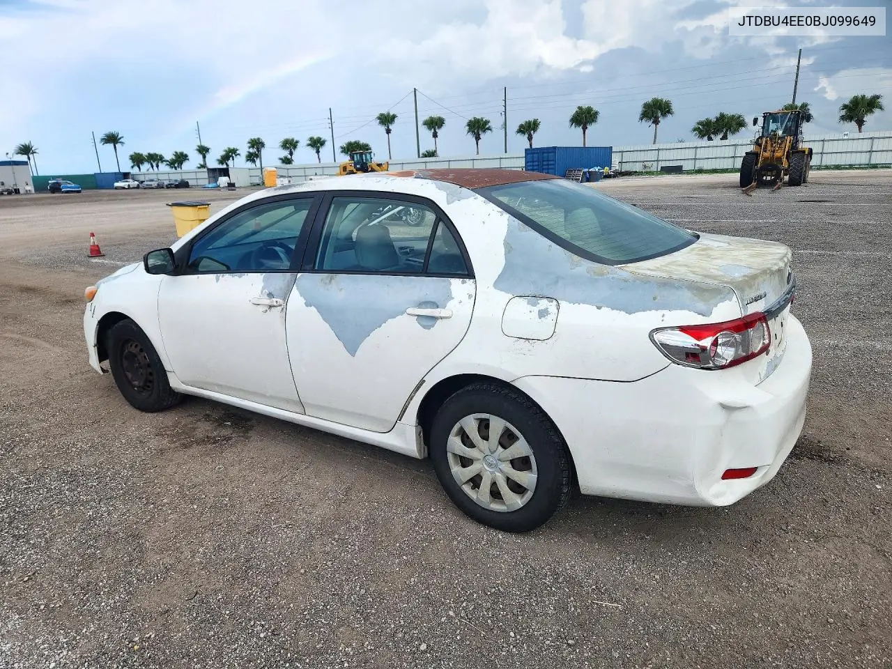2011 TOYOTA COROLLA VIN JTDBU4EE0BJ099649 — фото 2
