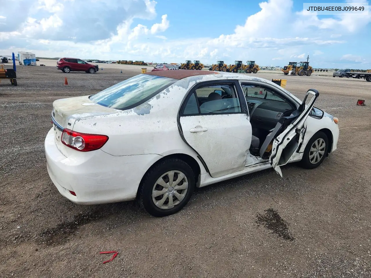 2011 TOYOTA COROLLA VIN JTDBU4EE0BJ099649 — фото 3