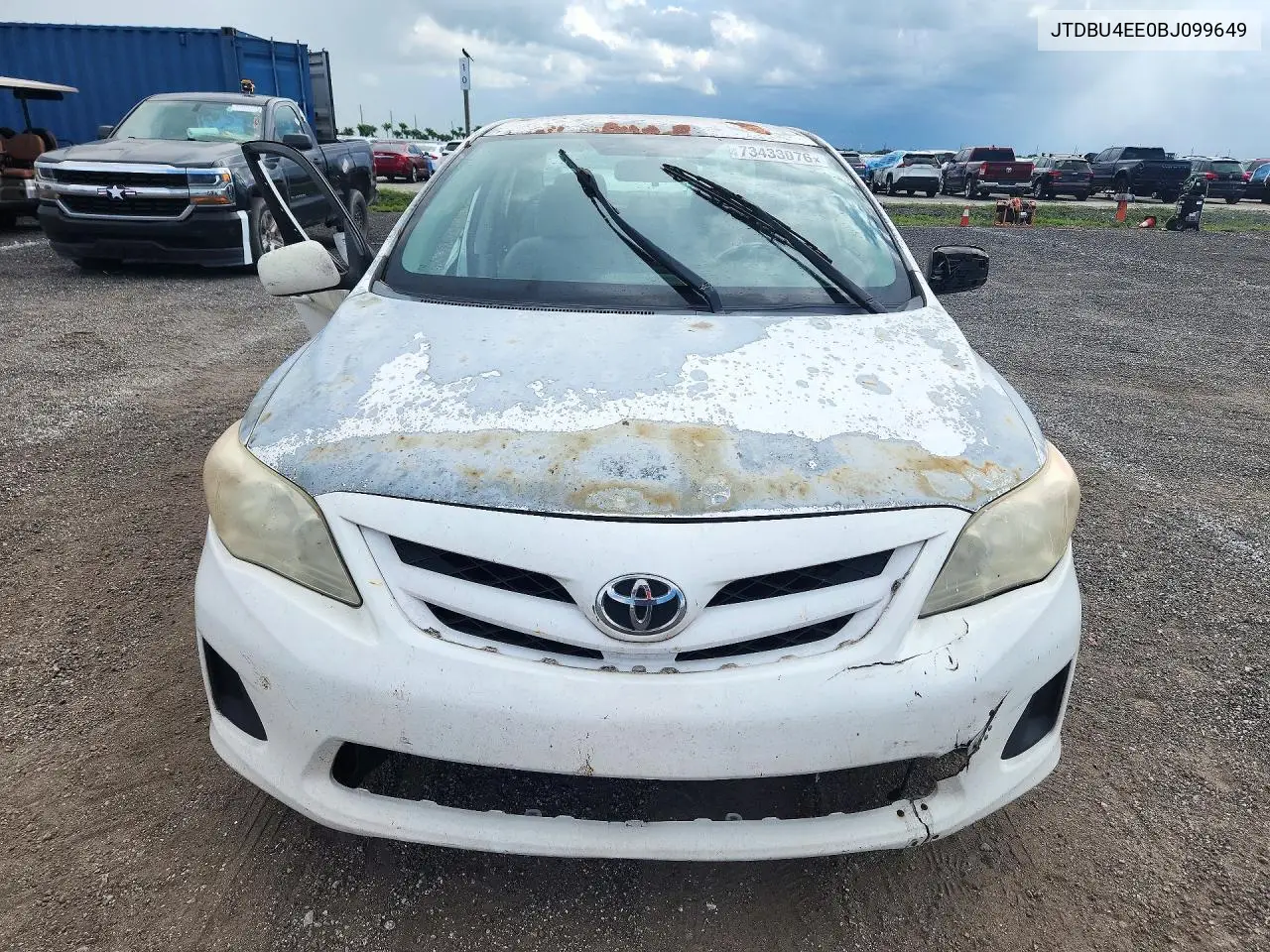 2011 TOYOTA COROLLA VIN JTDBU4EE0BJ099649 — фото 5