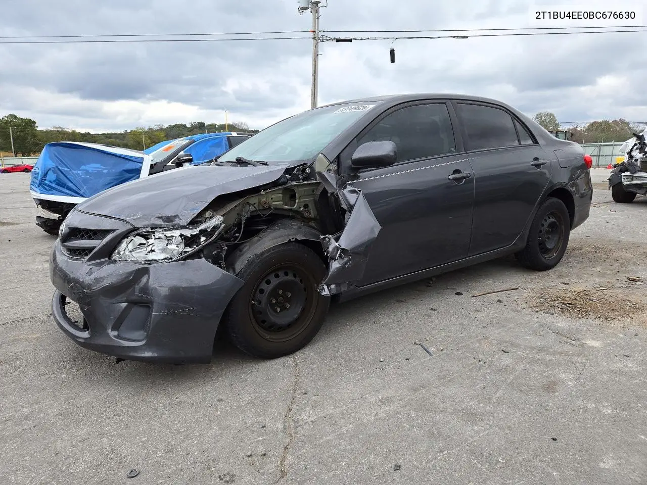TOYOTA COROLLA 2011, VIN 2T1BU4EE0BC676630