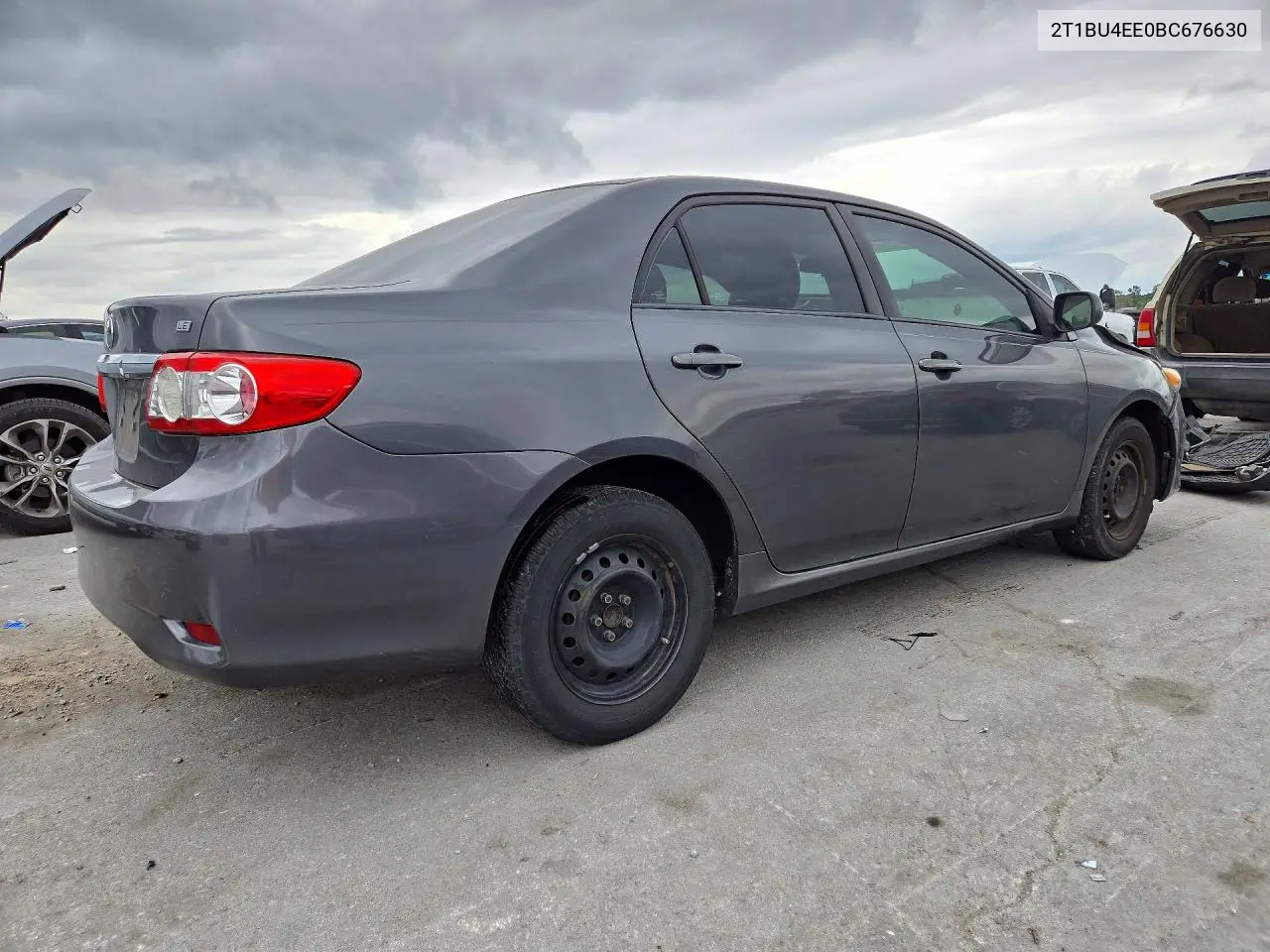 2011 TOYOTA COROLLA VIN 2T1BU4EE0BC676630 — фото 3