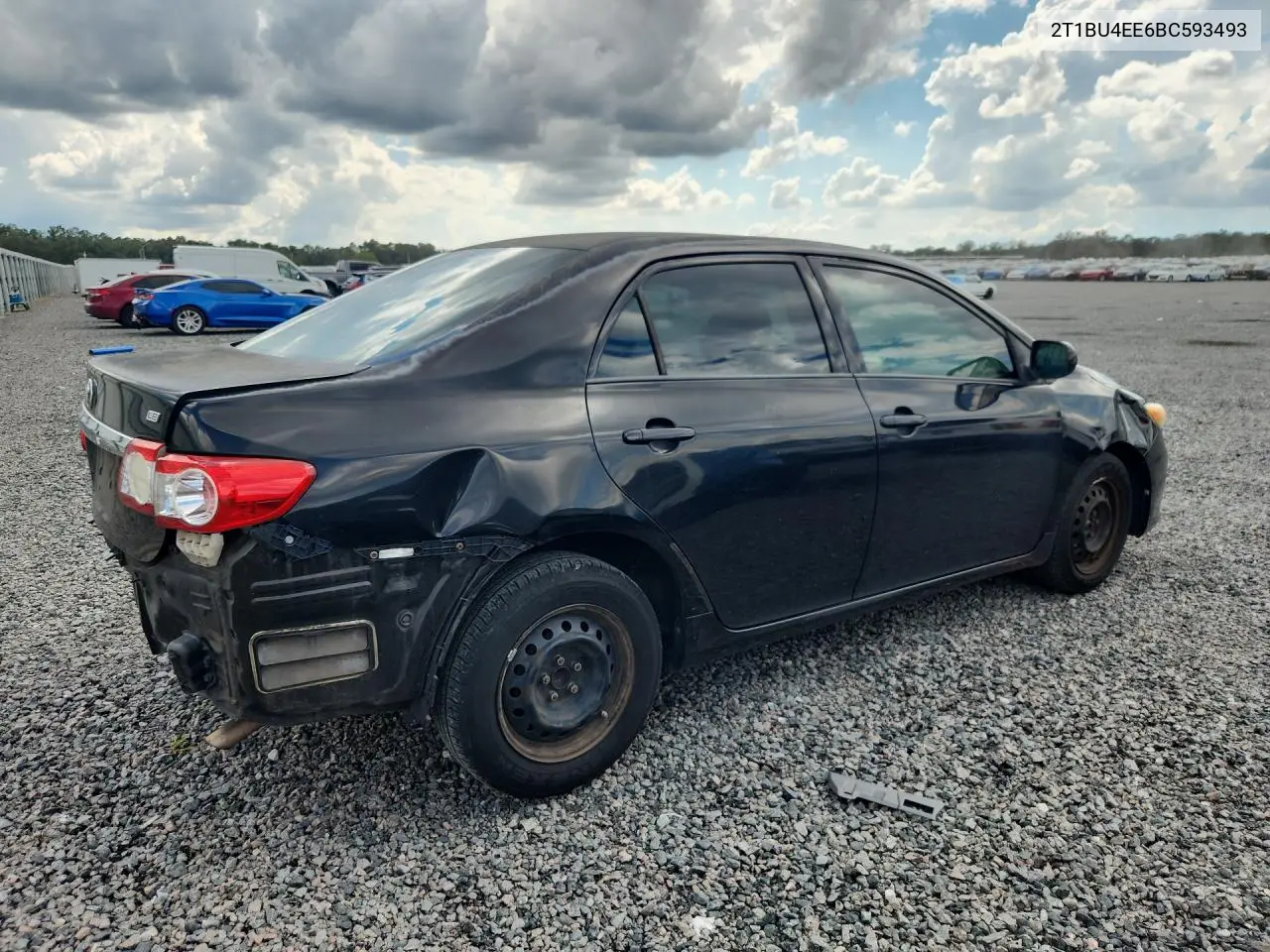 2011 TOYOTA COROLLA VIN 2T1BU4EE6BC593493 — фото 3