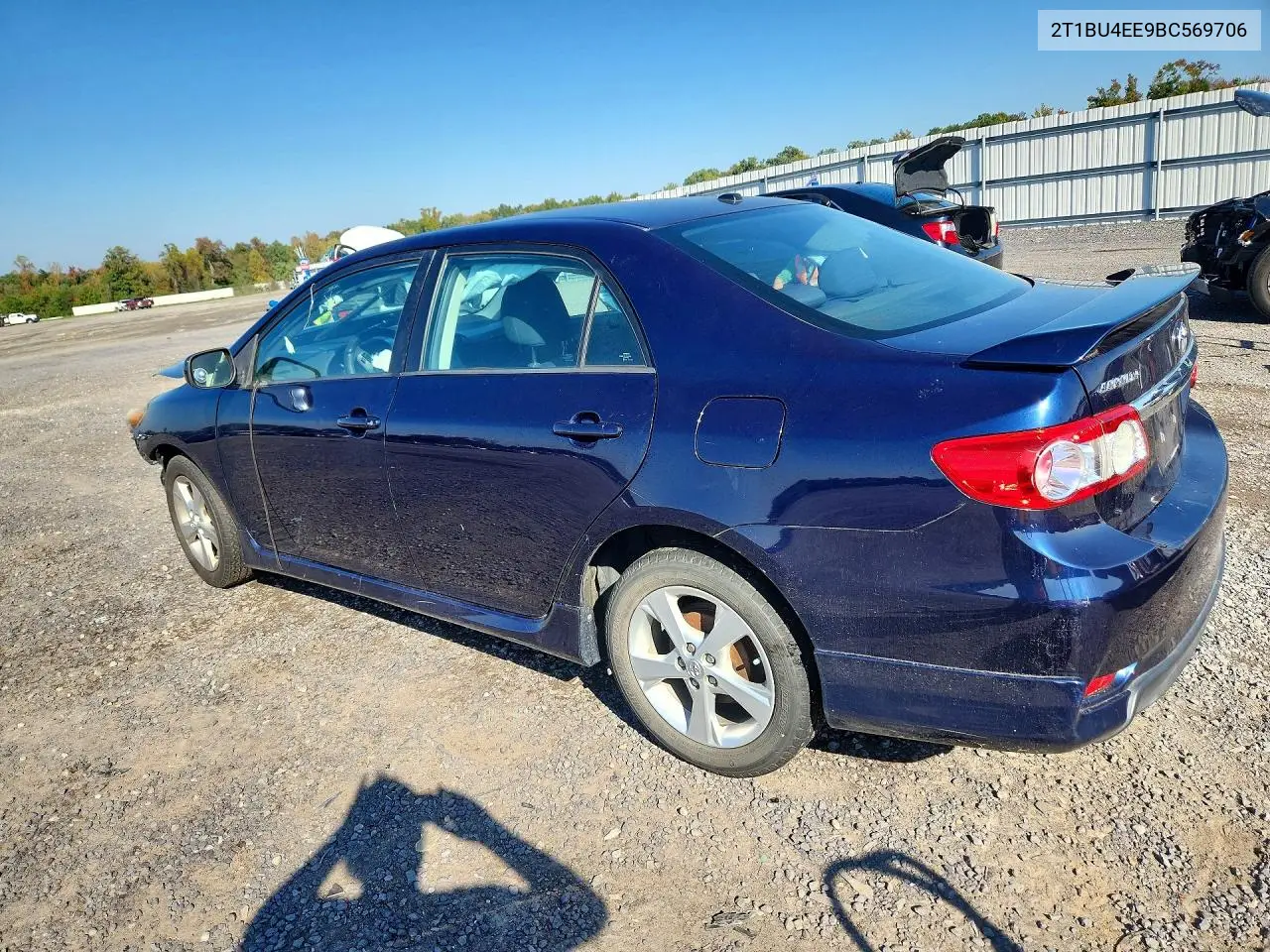 2011 TOYOTA COROLLA VIN 2T1BU4EE9BC569706 — фото 2