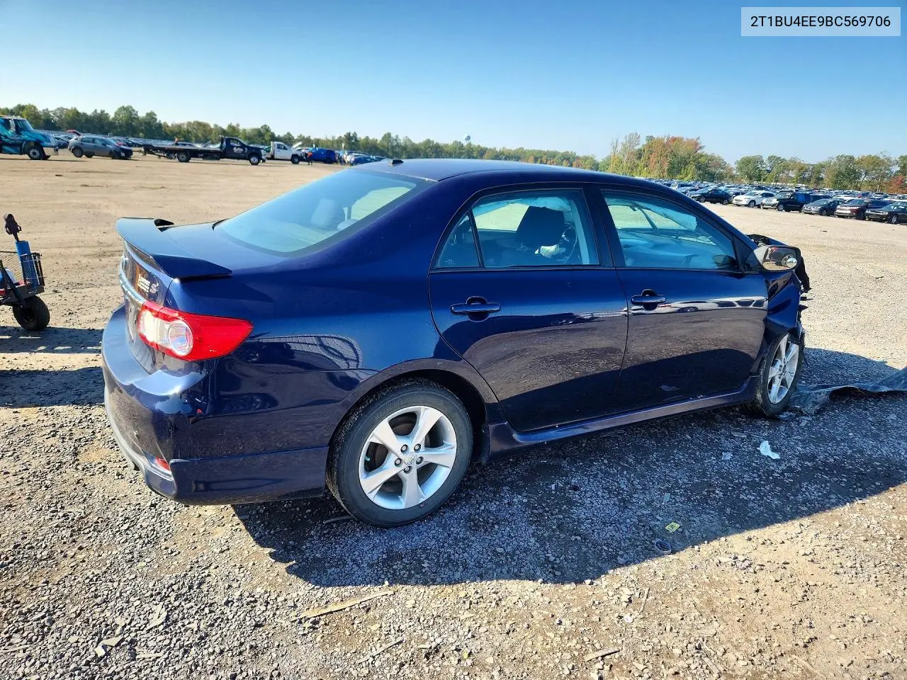2011 TOYOTA COROLLA VIN 2T1BU4EE9BC569706 — фото 3