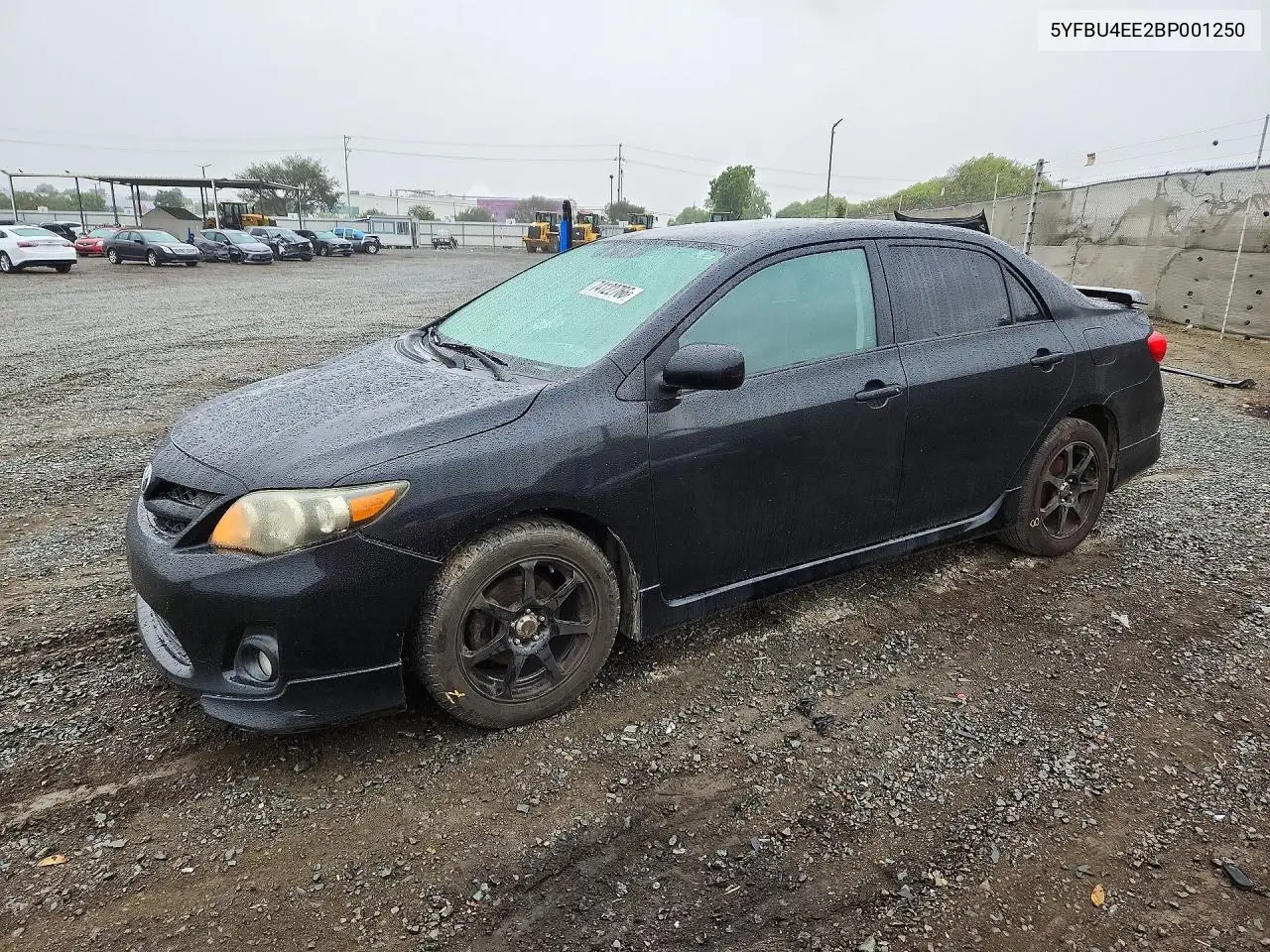 TOYOTA COROLLA 2011, VIN 5YFBU4EE2BP001250