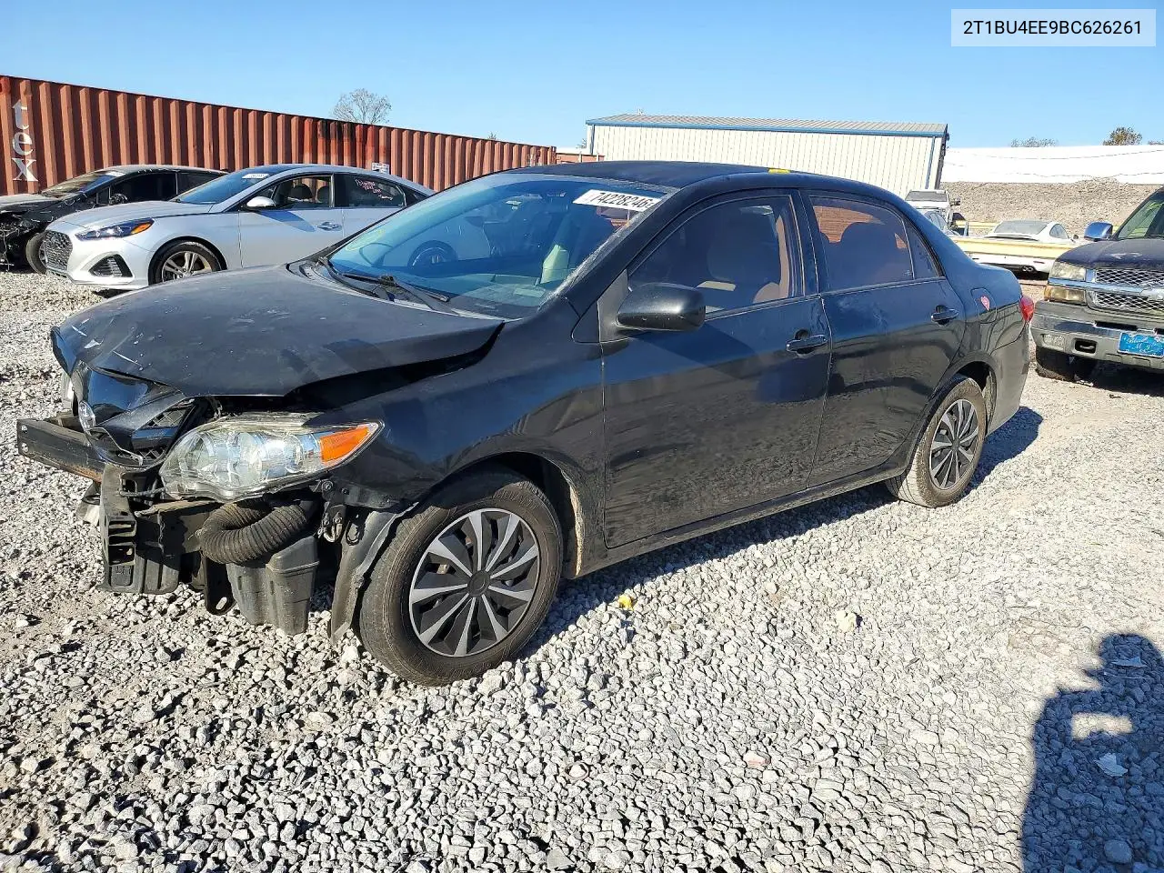 TOYOTA COROLLA 2011, VIN 2T1BU4EE9BC626261