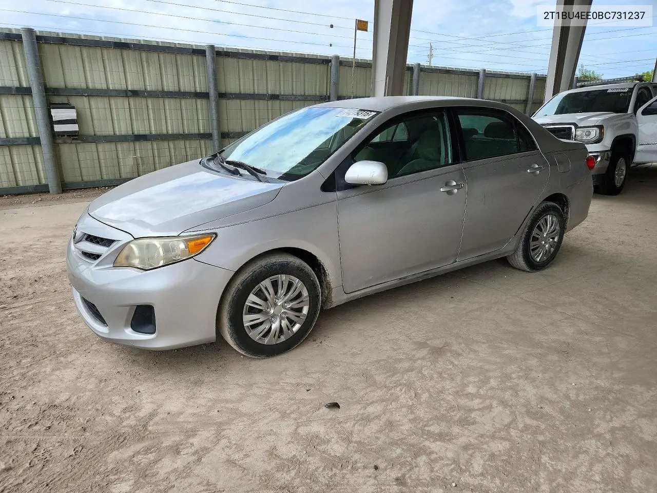TOYOTA COROLLA 2011, VIN 2T1BU4EE0BC731237
