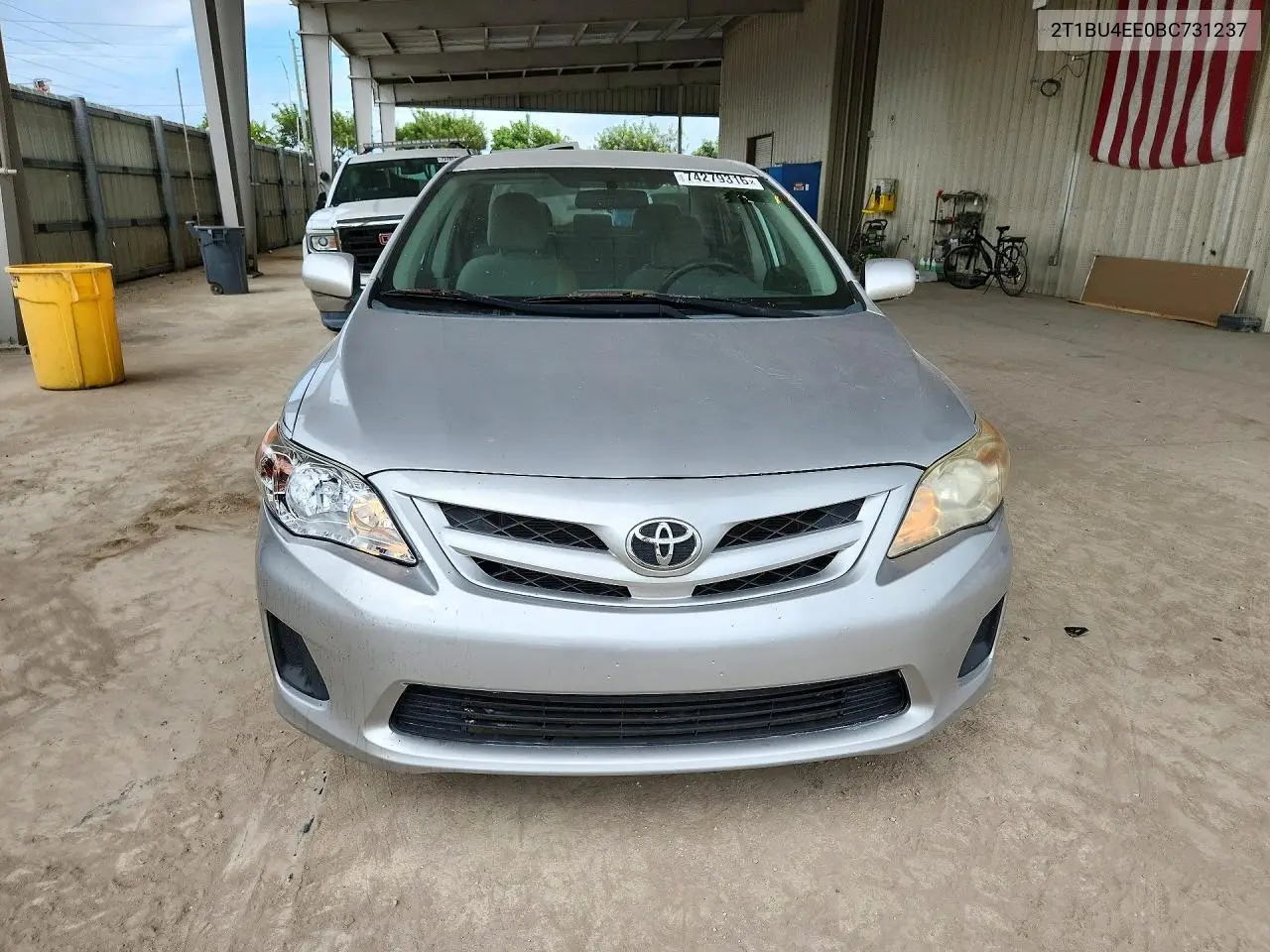 2011 TOYOTA COROLLA VIN 2T1BU4EE0BC731237 — фото 5