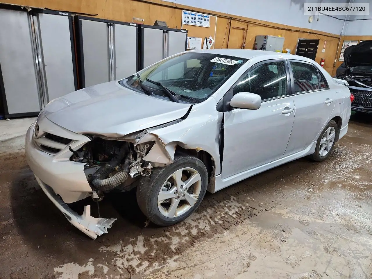 TOYOTA COROLLA 2011, VIN 2T1BU4EE4BC677120