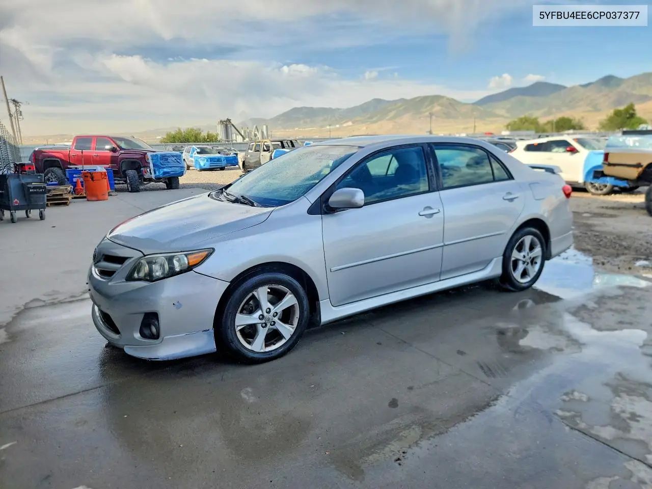 TOYOTA COROLLA 2012, VIN 5YFBU4EE6CP037377