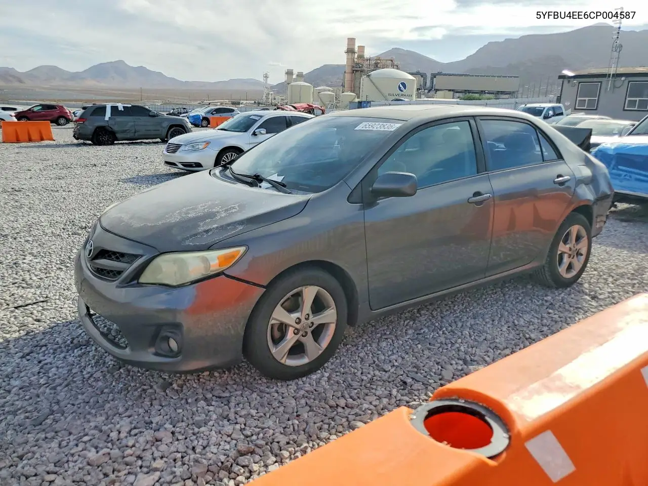 TOYOTA COROLLA 2012, VIN 5YFBU4EE6CP004587
