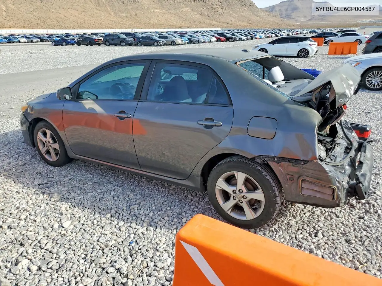 2012 TOYOTA COROLLA VIN 5YFBU4EE6CP004587 — фото 2