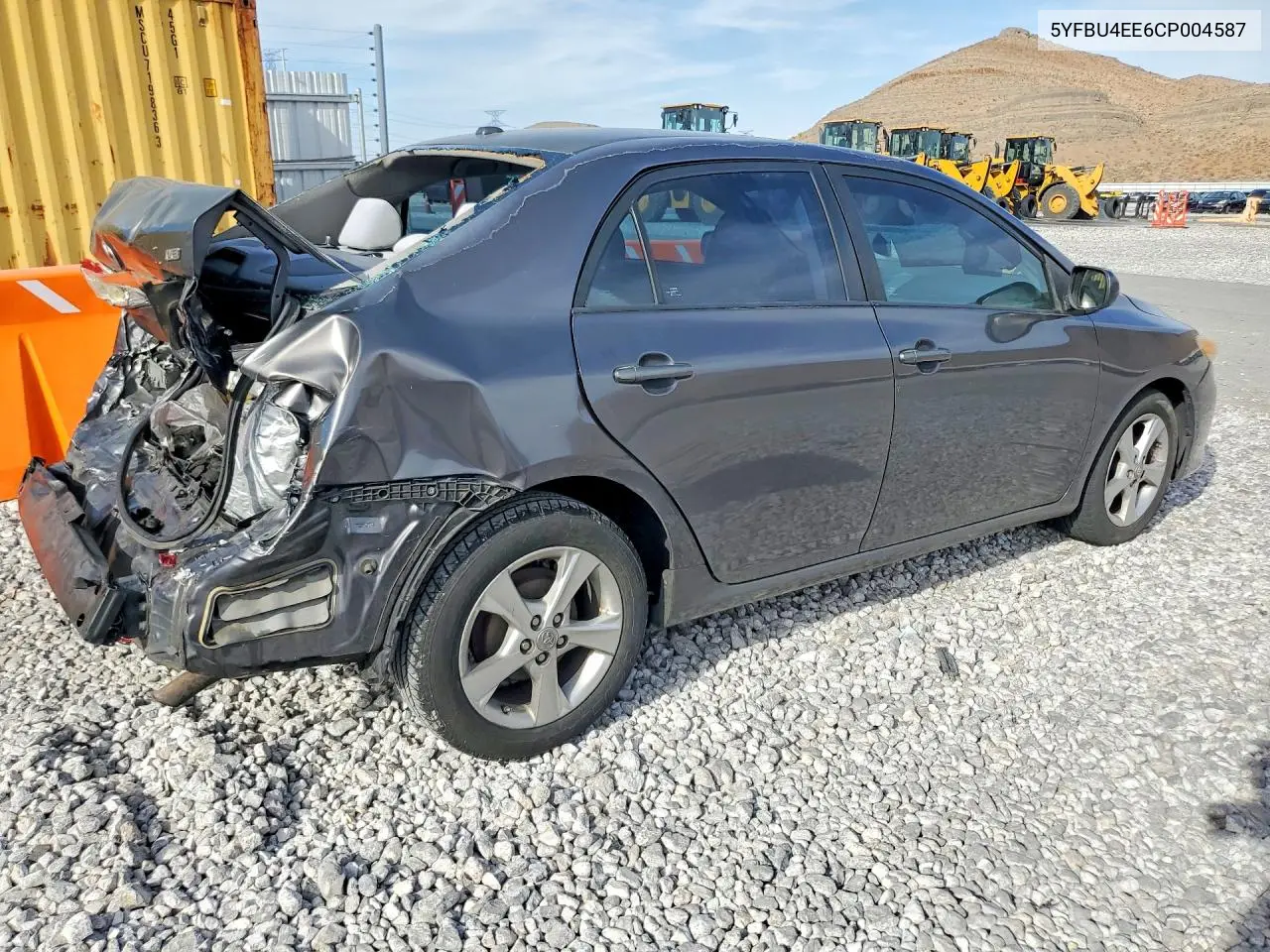 2012 TOYOTA COROLLA VIN 5YFBU4EE6CP004587 — фото 3
