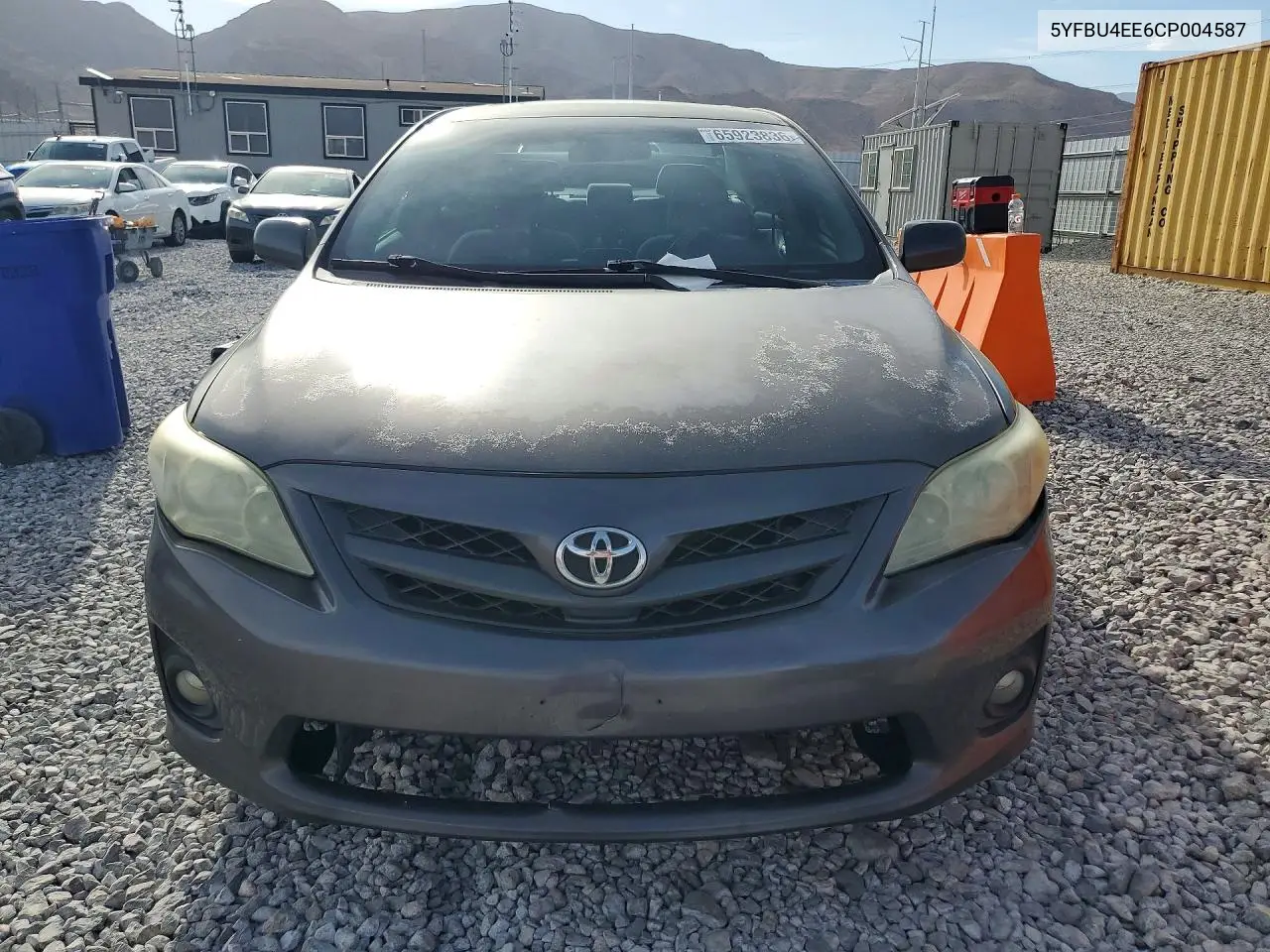 2012 TOYOTA COROLLA VIN 5YFBU4EE6CP004587 — фото 5