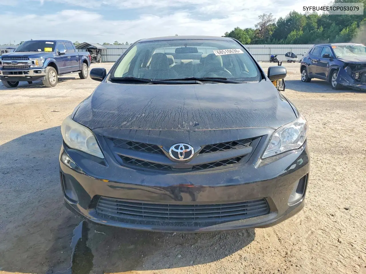 2012 TOYOTA COROLLA VIN 5YFBU4EE1CP053079 — фото 5