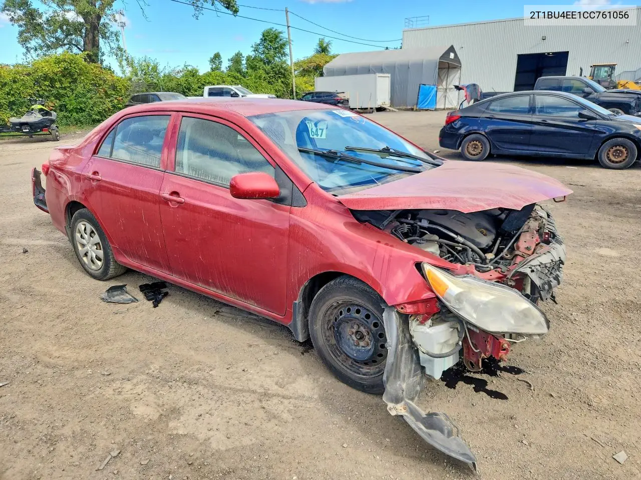 2012 TOYOTA COROLLA VIN 2T1BU4EE1CC761056 — фото 4