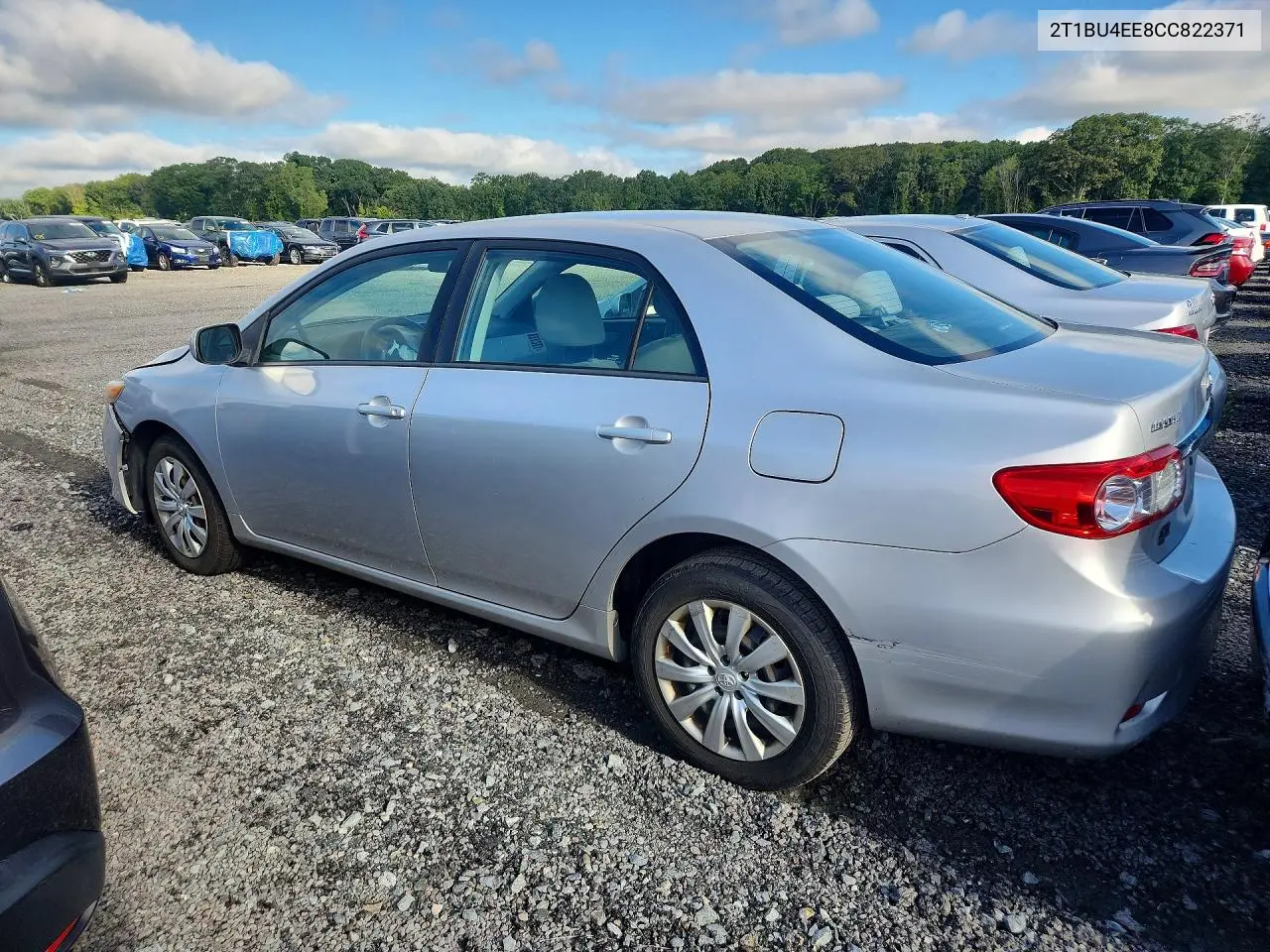 2012 TOYOTA COROLLA VIN 2T1BU4EE8CC822371 — фото 2