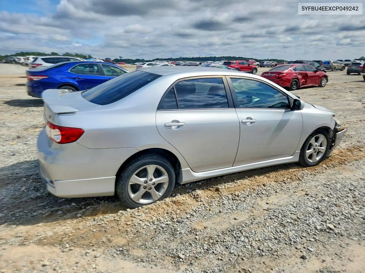 2012 TOYOTA COROLLA VIN 5YFBU4EEXCP049242 — фото 3