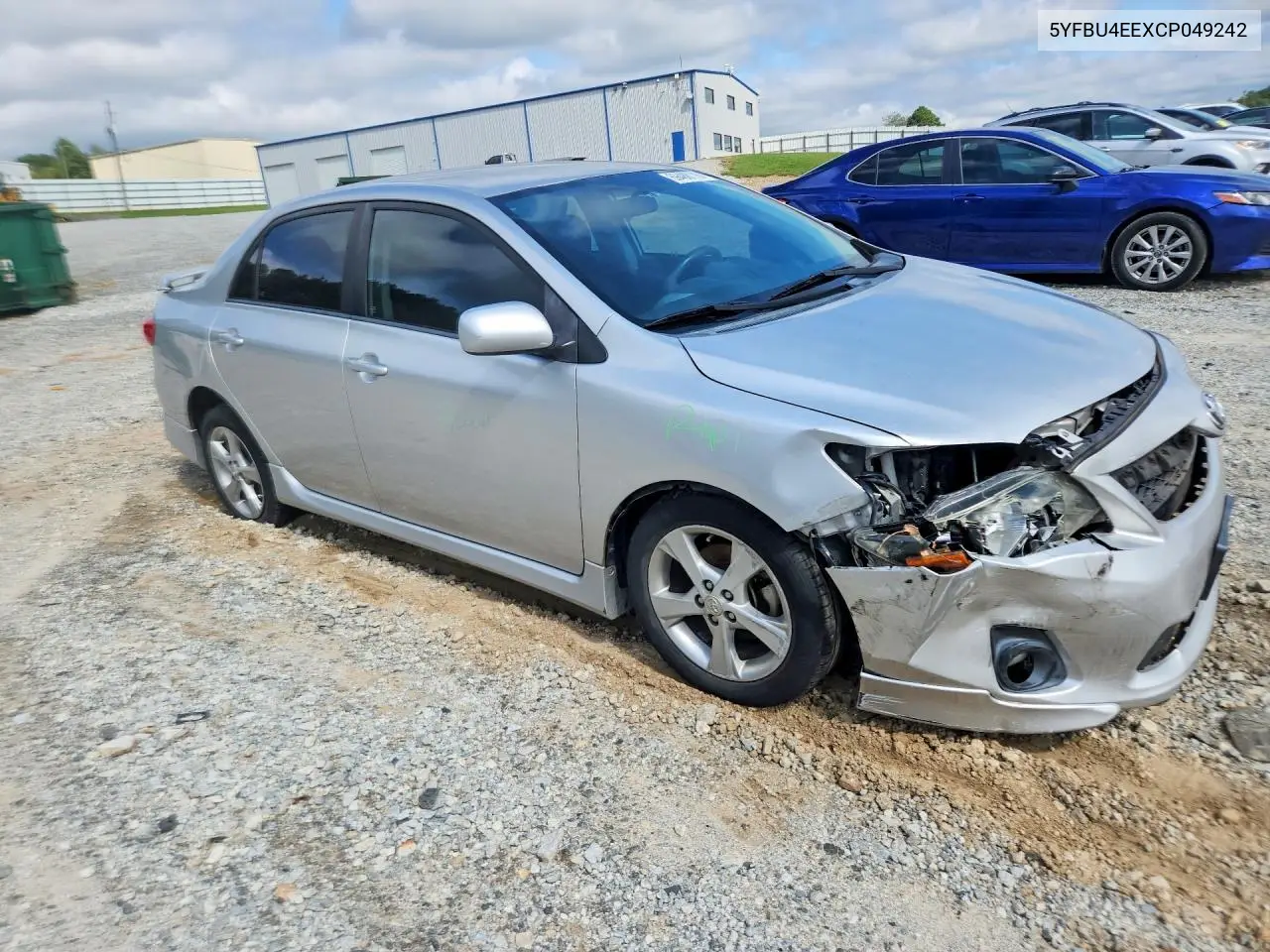 2012 TOYOTA COROLLA VIN 5YFBU4EEXCP049242 — фото 4