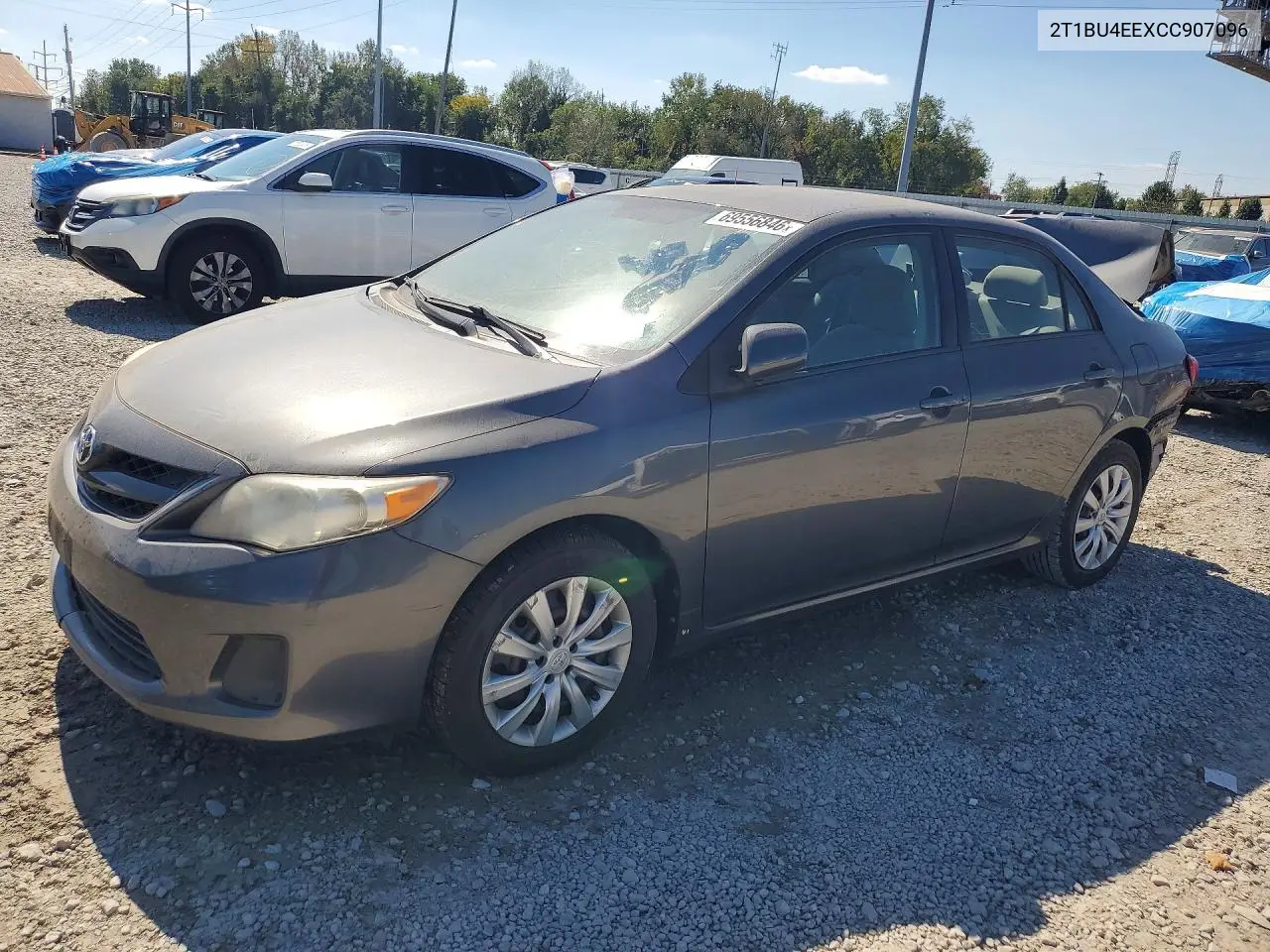 TOYOTA COROLLA 2012, VIN 2T1BU4EEXCC907096