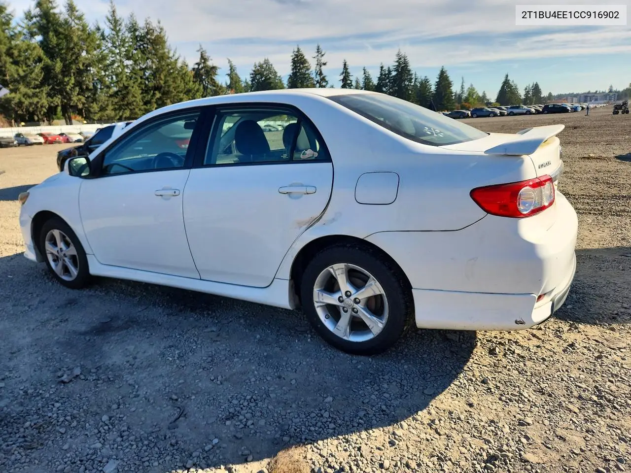 2012 TOYOTA COROLLA VIN 2T1BU4EE1CC916902 — фото 2