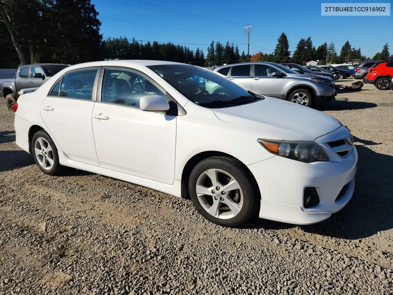 2012 TOYOTA COROLLA VIN 2T1BU4EE1CC916902 — фото 4
