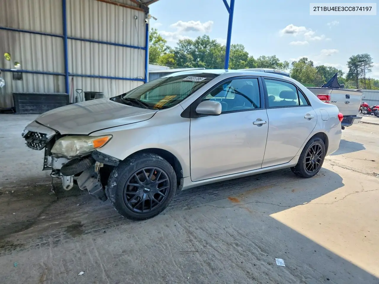 TOYOTA COROLLA 2012, VIN 2T1BU4EE3CC874197