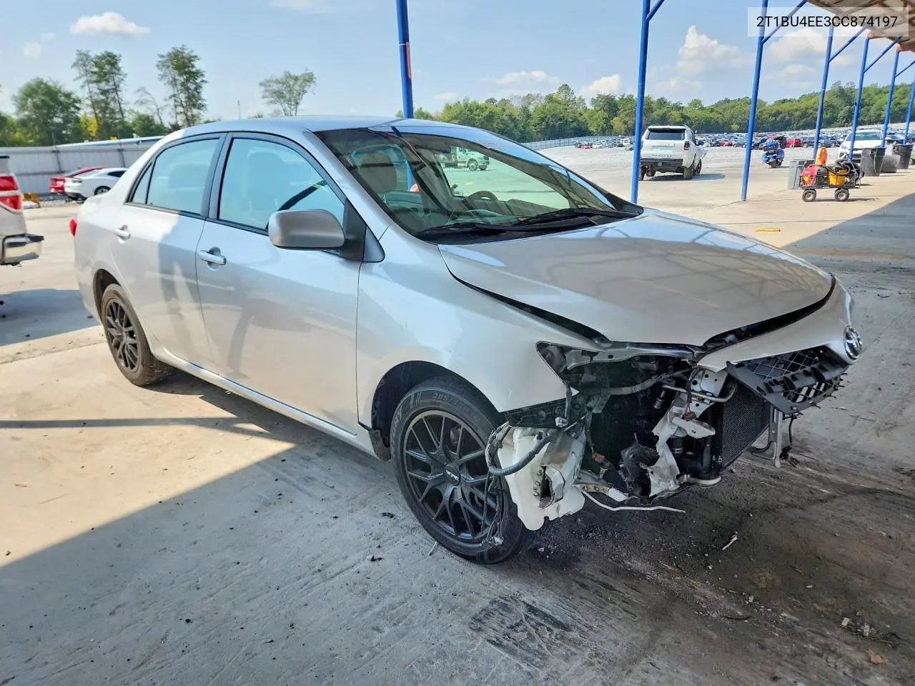 2012 TOYOTA COROLLA VIN 2T1BU4EE3CC874197 — фото 4