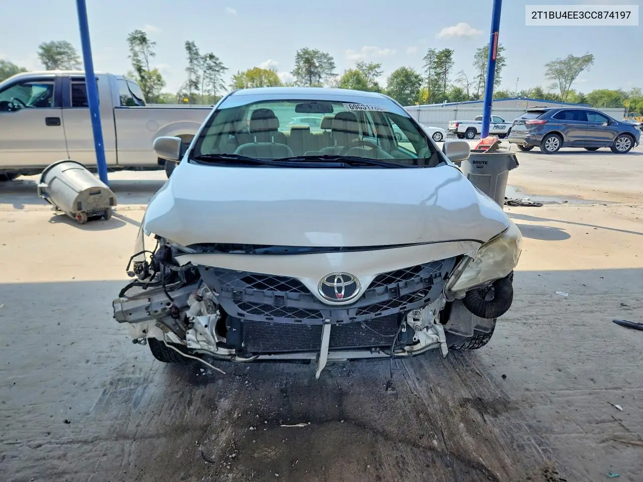 2012 TOYOTA COROLLA VIN 2T1BU4EE3CC874197 — фото 5