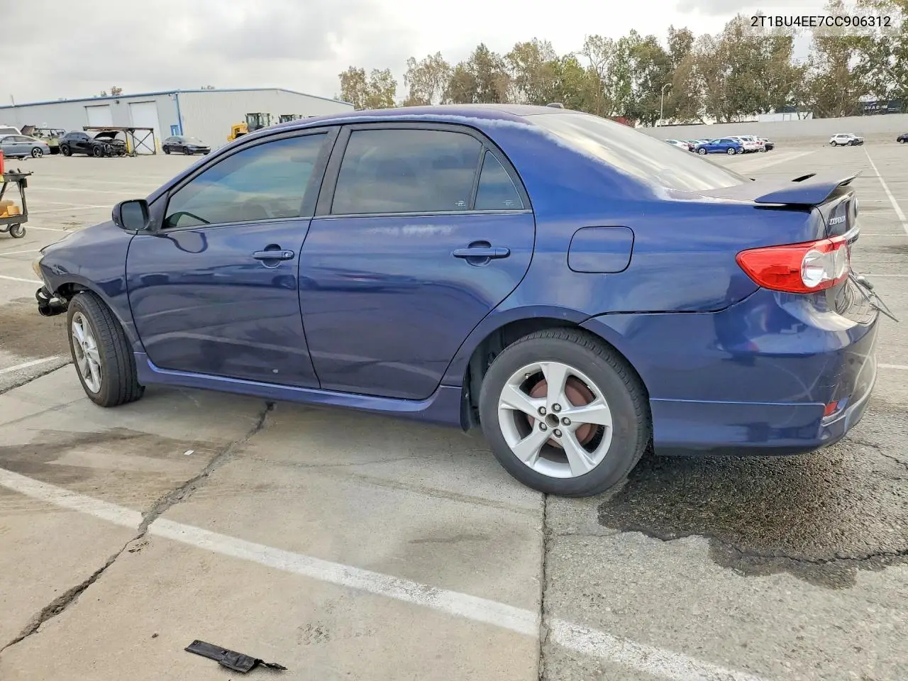 2012 TOYOTA COROLLA VIN 2T1BU4EE7CC906312 — фото 2