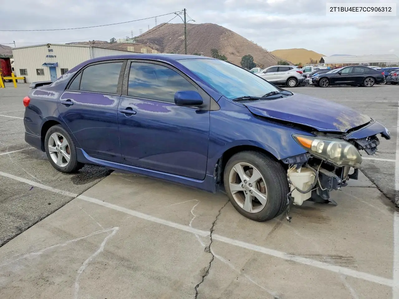2012 TOYOTA COROLLA VIN 2T1BU4EE7CC906312 — фото 4