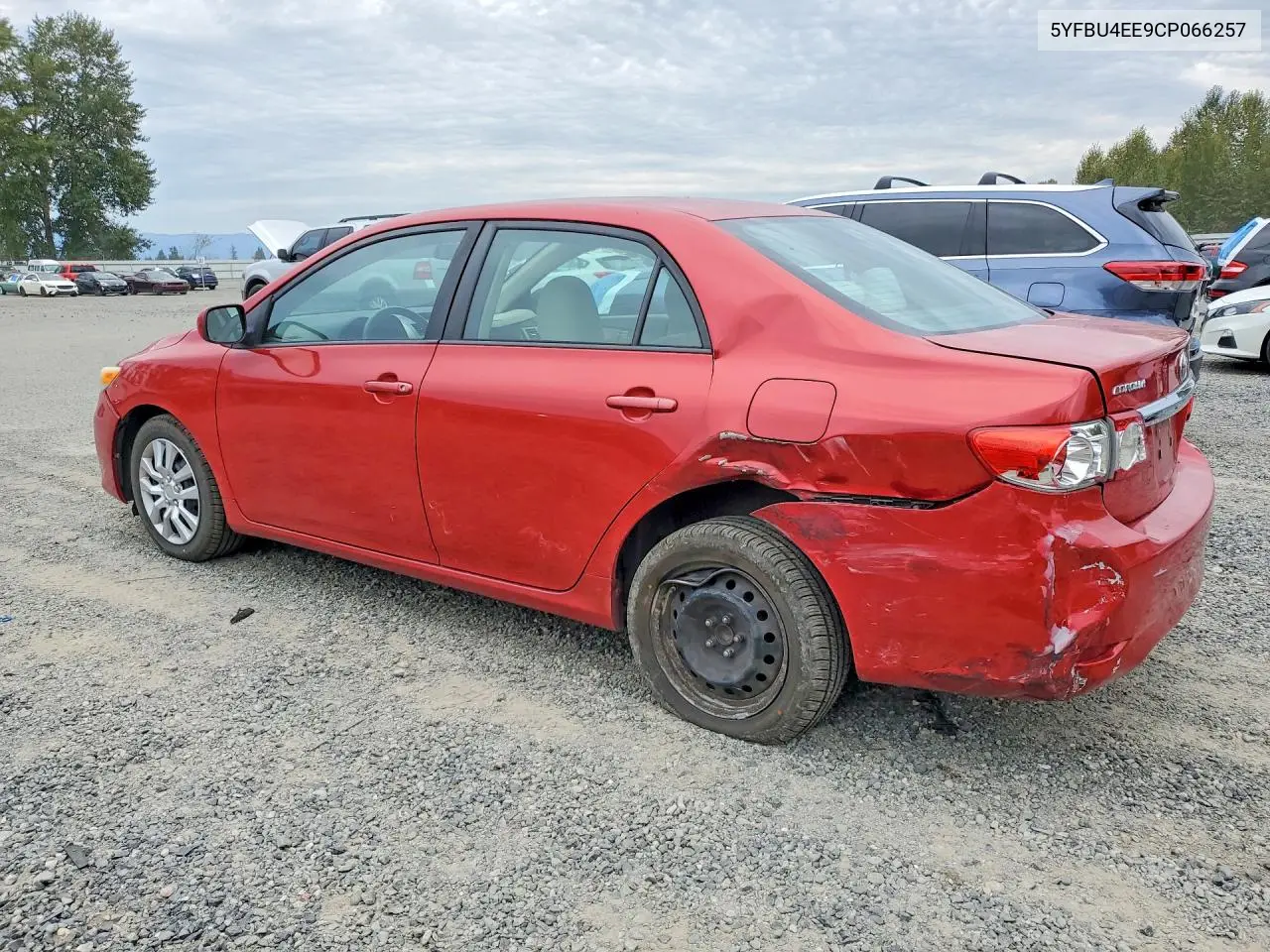 2012 TOYOTA COROLLA VIN 5YFBU4EE9CP066257 — фото 2