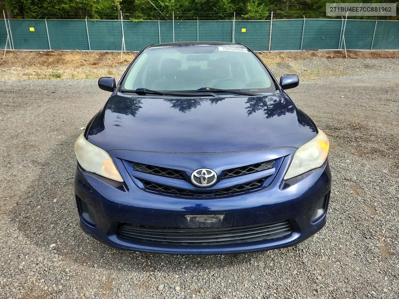 2012 TOYOTA COROLLA VIN 2T1BU4EE7CC881962 — фото 5