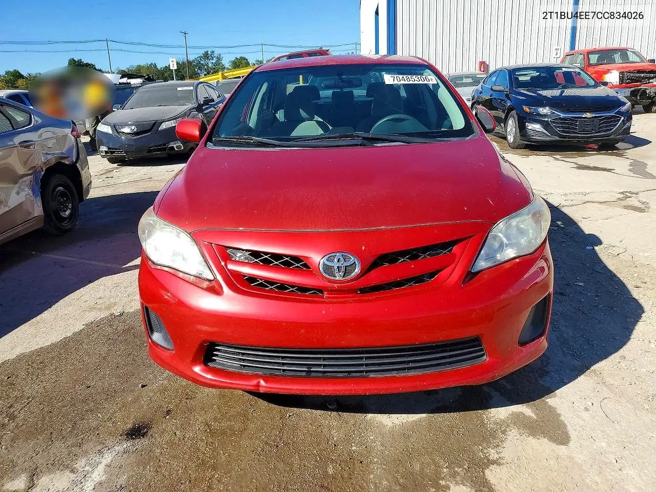2012 TOYOTA COROLLA VIN 2T1BU4EE7CC834026 — фото 5