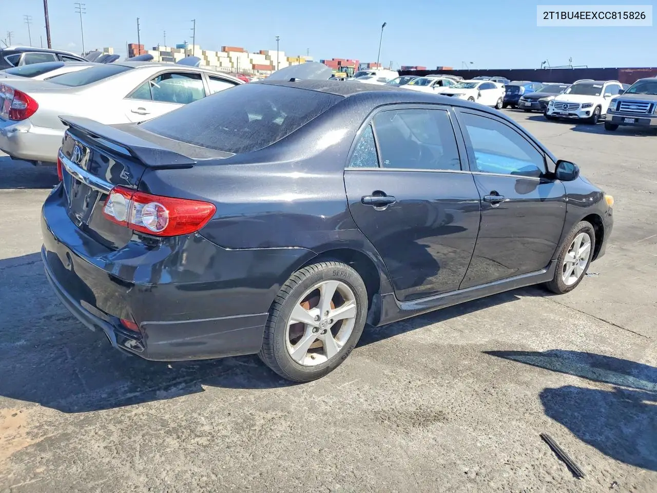 2012 TOYOTA COROLLA VIN 2T1BU4EEXCC815826 — фото 3