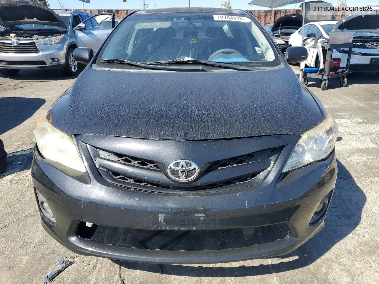 2012 TOYOTA COROLLA VIN 2T1BU4EEXCC815826 — фото 5