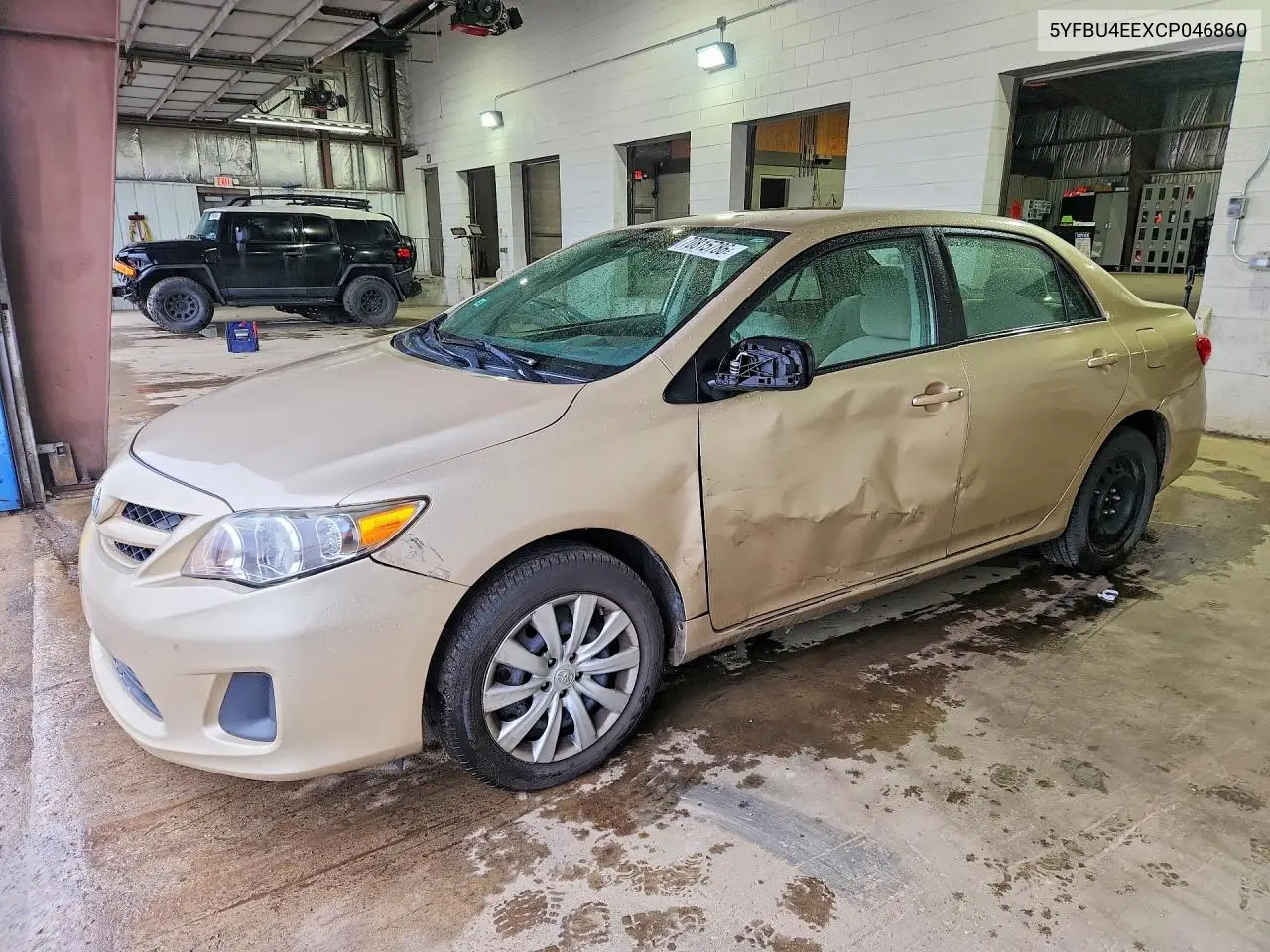 TOYOTA COROLLA 2012, VIN 5YFBU4EEXCP046860