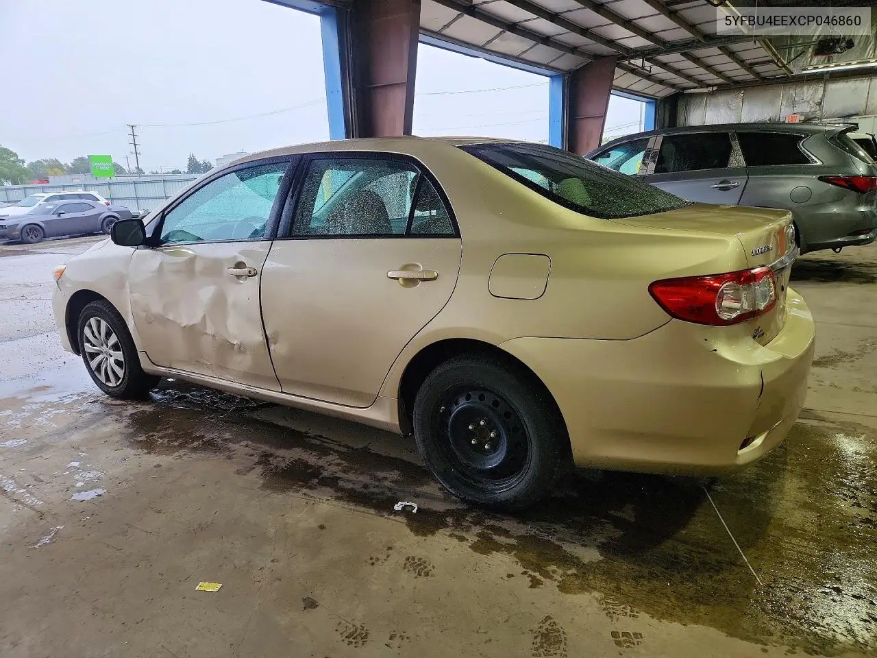 2012 TOYOTA COROLLA VIN 5YFBU4EEXCP046860 — фото 2