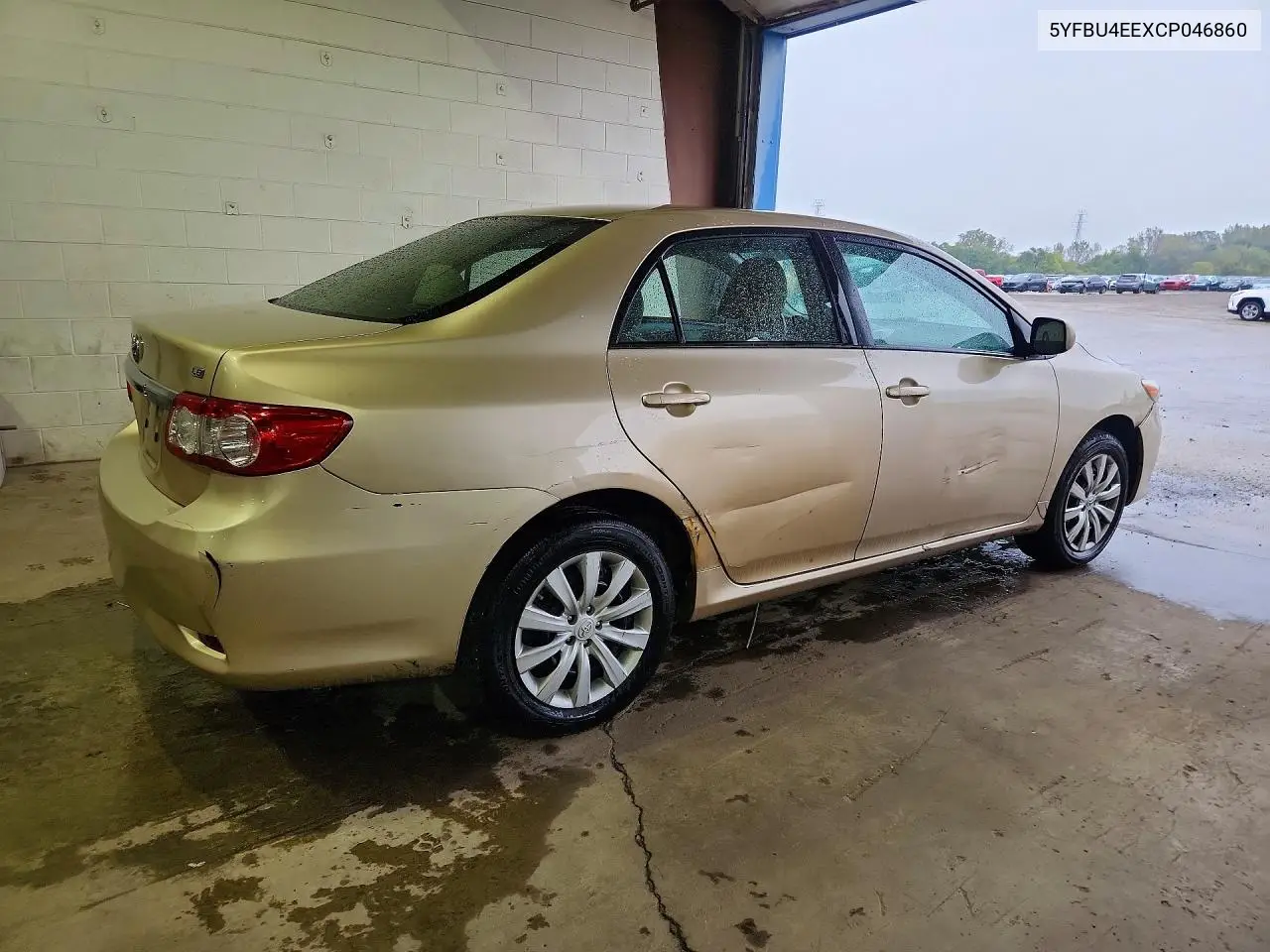 2012 TOYOTA COROLLA VIN 5YFBU4EEXCP046860 — фото 3