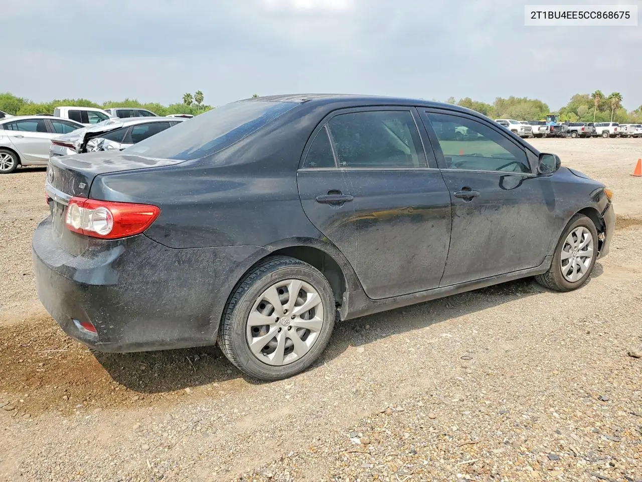 2012 TOYOTA COROLLA VIN 2T1BU4EE5CC868675 — фото 3